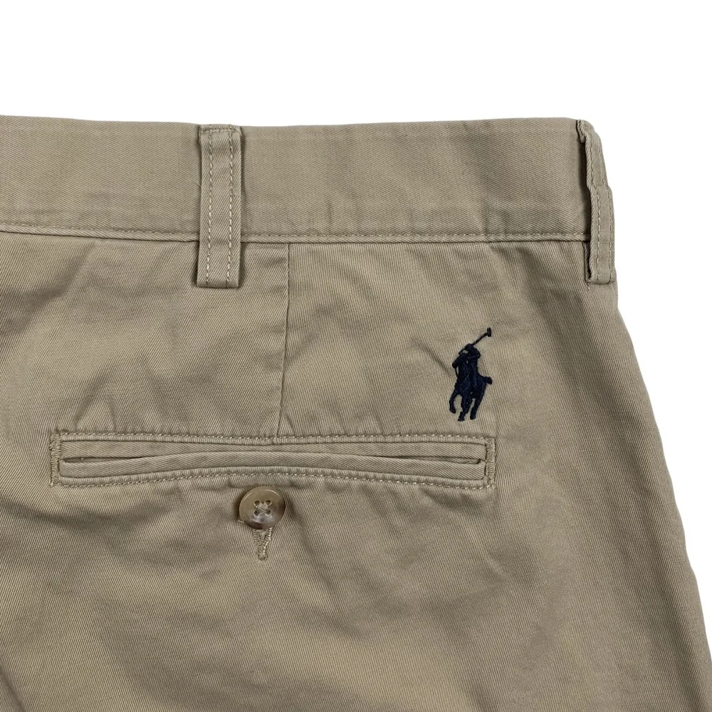 Polo Ralph Lauren Mens Prospect Pant Chinos 40/32 (39x31) Flat Front Classic Tan